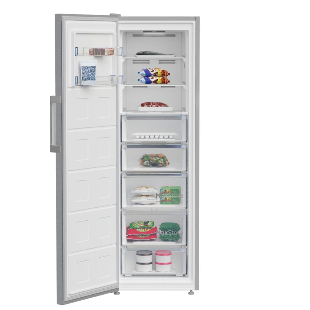 Congelador vertical BEKO B3RMFNE314XB, Acero inox, 286L - Imagen 2