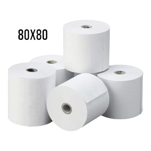 ROLLO DE PAPEL TÉRMICO 80X80 B/8U